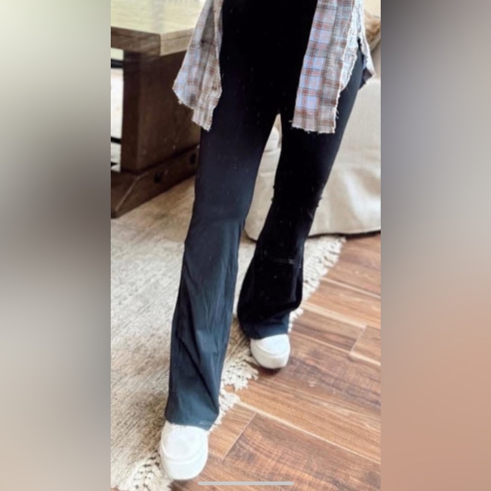 Mono B Black Flare Women's Leggings